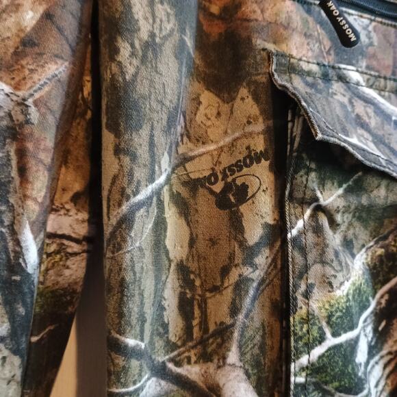 Mossy Oak Small 28-30 Camo Cargo Pants MO Country DNA Hunting Outdoor Stretch S - Picture 14 of 16